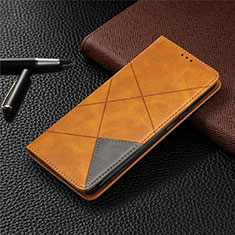 Handytasche Stand Schutzhülle Flip Leder Hülle L02 für Xiaomi POCO C3 Orange