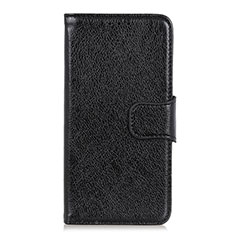 Handytasche Stand Schutzhülle Flip Leder Hülle L02 für Xiaomi Poco M2 Schwarz