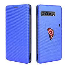 Handytasche Stand Schutzhülle Flip Leder Hülle L02Z für Asus ROG Phone 3 Blau