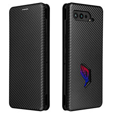 Handytasche Stand Schutzhülle Flip Leder Hülle L02Z für Asus ROG Phone 5s Pro Schwarz