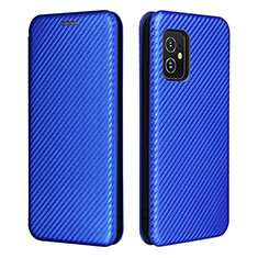 Handytasche Stand Schutzhülle Flip Leder Hülle L02Z für Asus Zenfone 8 ZS590KS Blau