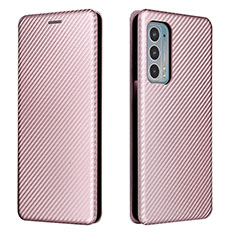 Handytasche Stand Schutzhülle Flip Leder Hülle L02Z für Motorola Moto Edge Lite 5G Rosegold