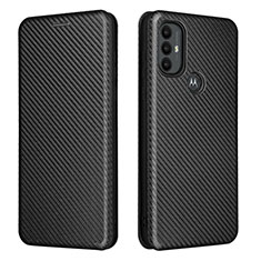 Handytasche Stand Schutzhülle Flip Leder Hülle L02Z für Motorola Moto G Power (2022) Schwarz