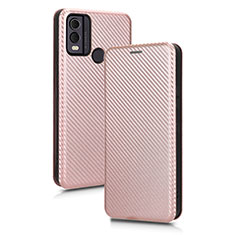 Handytasche Stand Schutzhülle Flip Leder Hülle L02Z für Nokia C22 Rosegold