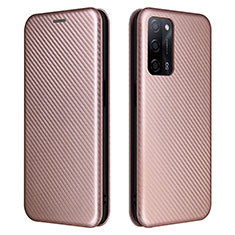 Handytasche Stand Schutzhülle Flip Leder Hülle L02Z für Oppo A53s 5G Rosegold