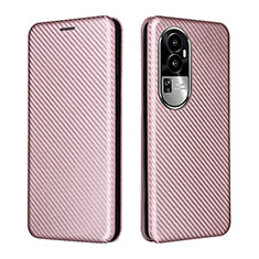 Handytasche Stand Schutzhülle Flip Leder Hülle L02Z für Oppo Reno10 Pro+ Plus 5G Rosegold