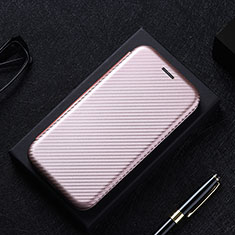 Handytasche Stand Schutzhülle Flip Leder Hülle L02Z für Realme 8 4G Rosegold