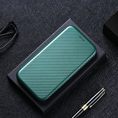 Handytasche Stand Schutzhülle Flip Leder Hülle L02Z für Realme Q2i 5G Grün