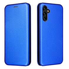 Handytasche Stand Schutzhülle Flip Leder Hülle L02Z für Samsung Galaxy A04s Blau