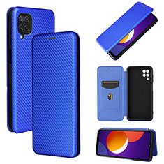 Handytasche Stand Schutzhülle Flip Leder Hülle L02Z für Samsung Galaxy A12 5G Blau