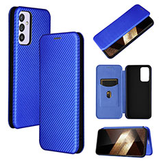 Handytasche Stand Schutzhülle Flip Leder Hülle L02Z für Samsung Galaxy A15 5G Blau