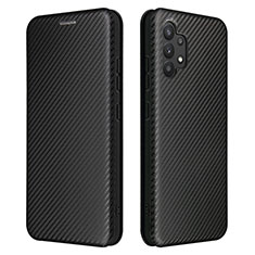 Handytasche Stand Schutzhülle Flip Leder Hülle L02Z für Samsung Galaxy A32 4G Schwarz