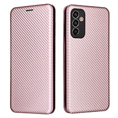 Handytasche Stand Schutzhülle Flip Leder Hülle L02Z für Samsung Galaxy F13 4G Rosegold