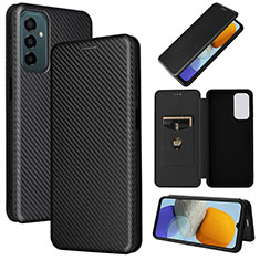 Handytasche Stand Schutzhülle Flip Leder Hülle L02Z für Samsung Galaxy M23 5G Schwarz