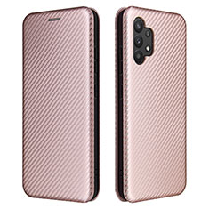 Handytasche Stand Schutzhülle Flip Leder Hülle L02Z für Samsung Galaxy M32 5G Rosegold