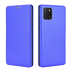 Handytasche Stand Schutzhülle Flip Leder Hülle L02Z für Samsung Galaxy M60s Blau