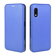 Handytasche Stand Schutzhülle Flip Leder Hülle L02Z für Samsung Galaxy XCover Pro Blau