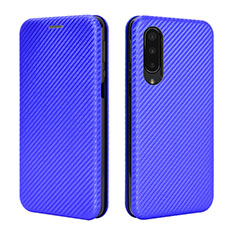 Handytasche Stand Schutzhülle Flip Leder Hülle L02Z für Sharp Aquos Zero5G basic Blau