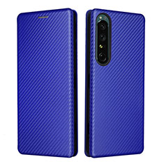 Handytasche Stand Schutzhülle Flip Leder Hülle L02Z für Sony Xperia 1 IV SO-51C Blau