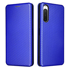 Handytasche Stand Schutzhülle Flip Leder Hülle L02Z für Sony Xperia 10 IV SOG07 Blau