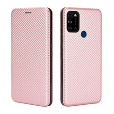 Handytasche Stand Schutzhülle Flip Leder Hülle L02Z für Wiko View5 Rosegold