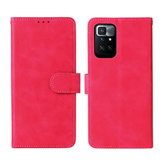 Handytasche Stand Schutzhülle Flip Leder Hülle L02Z für Xiaomi Redmi 10 4G Rosegold