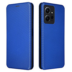 Handytasche Stand Schutzhülle Flip Leder Hülle L02Z für Xiaomi Redmi Note 12 4G Blau