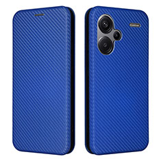 Handytasche Stand Schutzhülle Flip Leder Hülle L02Z für Xiaomi Redmi Note 13 Pro+ Plus 5G Blau