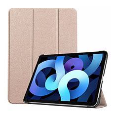 Handytasche Stand Schutzhülle Flip Leder Hülle L03 für Apple iPad Air 10.9 (2020) Gold