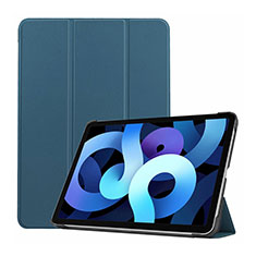 Handytasche Stand Schutzhülle Flip Leder Hülle L03 für Apple iPad Air 5 10.9 (2022) Blau