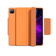 Handytasche Stand Schutzhülle Flip Leder Hülle L03 für Apple iPad Pro 12.9 (2021) Orange