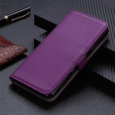 Handytasche Stand Schutzhülle Flip Leder Hülle L03 für Oppo A11s Violett