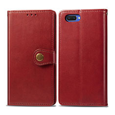 Handytasche Stand Schutzhülle Flip Leder Hülle L03 für Oppo A12e Rot