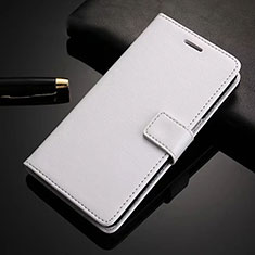 Handytasche Stand Schutzhülle Flip Leder Hülle L03 für Oppo A72 Weiß