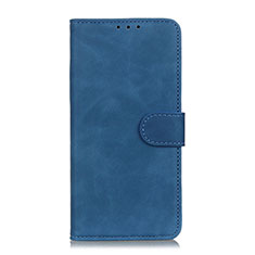 Handytasche Stand Schutzhülle Flip Leder Hülle L03 für Oppo Reno4 F Blau