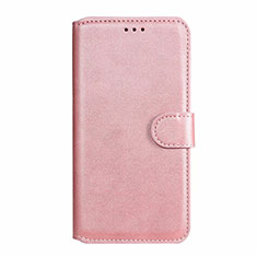 Handytasche Stand Schutzhülle Flip Leder Hülle L03 für Samsung Galaxy M11 Rosegold