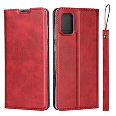 Handytasche Stand Schutzhülle Flip Leder Hülle L03 für Samsung Galaxy M40S Rot