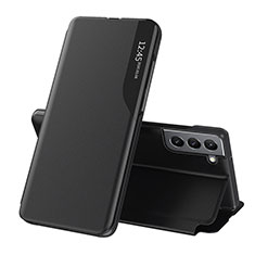 Handytasche Stand Schutzhülle Flip Leder Hülle L03 für Samsung Galaxy S22 Plus 5G Schwarz