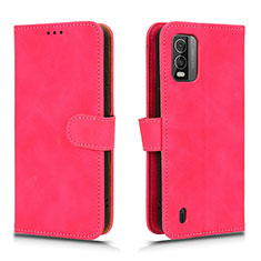 Handytasche Stand Schutzhülle Flip Leder Hülle L03Z für Nokia C210 Pink