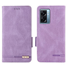 Handytasche Stand Schutzhülle Flip Leder Hülle L03Z für OnePlus Nord N300 5G Violett