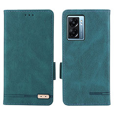 Handytasche Stand Schutzhülle Flip Leder Hülle L03Z für Oppo A56S 5G Grün