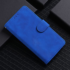 Handytasche Stand Schutzhülle Flip Leder Hülle L03Z für Realme C21Y Blau