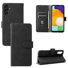 Handytasche Stand Schutzhülle Flip Leder Hülle L03Z für Samsung Galaxy A04s Schwarz