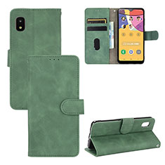 Handytasche Stand Schutzhülle Flip Leder Hülle L03Z für Samsung Galaxy A21 SC-42A Grün