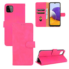Handytasche Stand Schutzhülle Flip Leder Hülle L03Z für Samsung Galaxy A22 5G Pink