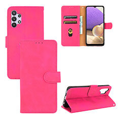 Handytasche Stand Schutzhülle Flip Leder Hülle L03Z für Samsung Galaxy A32 4G Pink