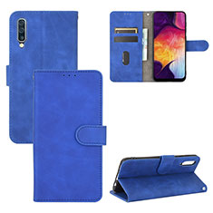 Handytasche Stand Schutzhülle Flip Leder Hülle L03Z für Samsung Galaxy A50S Blau