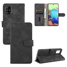 Handytasche Stand Schutzhülle Flip Leder Hülle L03Z für Samsung Galaxy A51 4G Schwarz