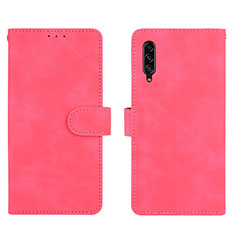 Handytasche Stand Schutzhülle Flip Leder Hülle L03Z für Samsung Galaxy A90 5G Pink