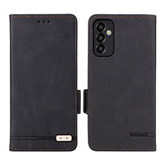 Handytasche Stand Schutzhülle Flip Leder Hülle L03Z für Samsung Galaxy F13 4G Schwarz